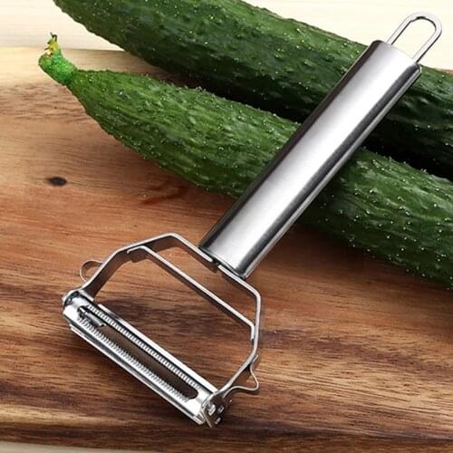 Stainless Steel Peeler Vegetable Cucumber Carrot Fruit Potato Double Planing Grater Planing Kitchen Cooking Tool