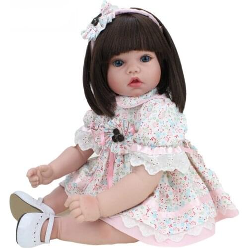 22 Inches Long Hair Accompany Dolls Sleeping Playmates Doll for Girl Boy Toys Photo Kids Model Props Babe Boneca Brinquedos