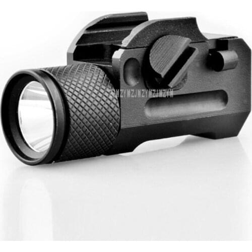 MGL-012 Tactical Flashlight Aluminium Alloy 500 Lumen LED Weapon Light Mini Hunting Torch With 20mm Rail Mount For Pistol Gun