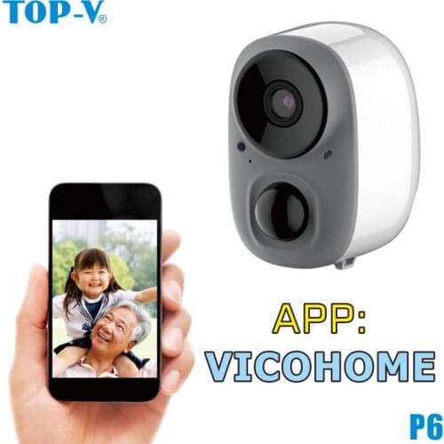 Low Power WIFI 18650 Battery IP Camera Wireless Home 1080P Night Vision Mini Camera