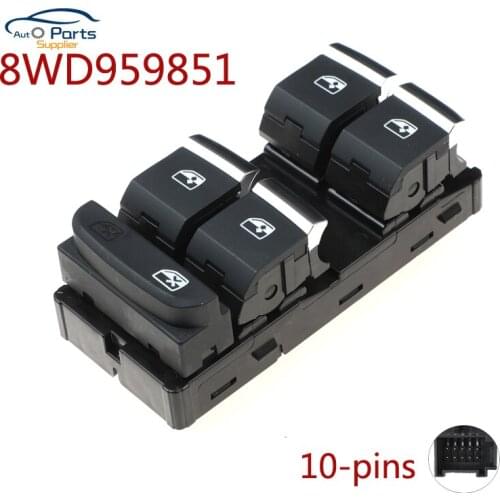 New 8WD959851 Drive Side For Audi A4L AQ5L Power Window Master Switch Button Console