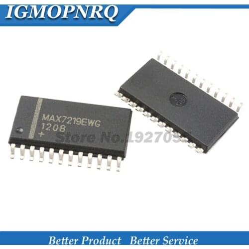 5PCS MAX7219CWG MAX7219EWG MAX7221CWG SOP MAX7219 MAX7219 MAX7221 new and original IC
