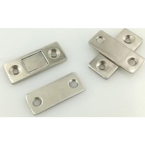 Flat Powerful Door Catches Closer Strong Magnet Catch Latch Stoppers Door Stop for Home Furniture Cabinet Cupboard Wardrobe Door