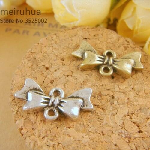 20 pieces / lot 10*20mm Alloy Findings charm pendants Antiqued style bronze tone Connect