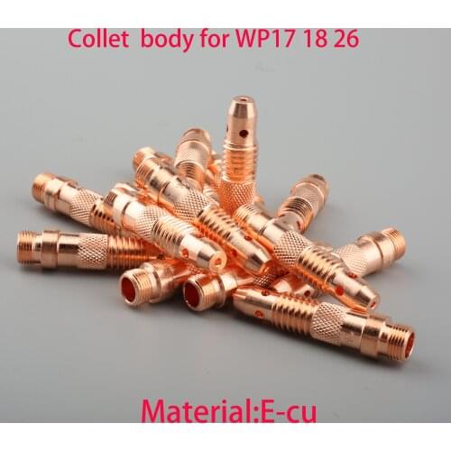WP18 WP17 WP26 Argon TIG Welding Torch Consumable Tungsten Electrode Collet Body SR17 SR18 SR26 graphite holder collet holder