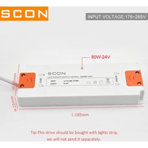 Scon Transformer Driver Extension lines Branch box For Magnetic tracking lights system Transformer Cabinet light Strip lights