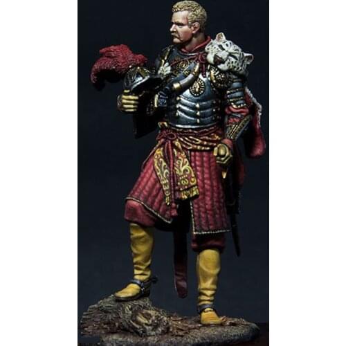 Unassambled 1/24 ancient man warrior Resin figure miniature model kits Unpainted