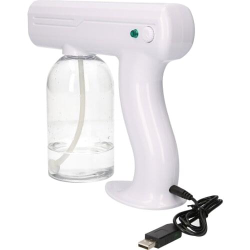 USB Charge Handheld Sprayer Disinfection MachineBlue Light Steam Nano Spray Gun Atomization Watering Sprayer 800ML