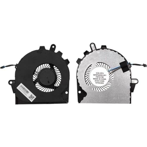 New for HP Omen Pro 3plus 15-CE 15-CE010CA 15-CE020CA 15-CE030CA 15-CE051NR Laptop G3A GPU Cooling Fan 929456-001 NFB76A05H-001