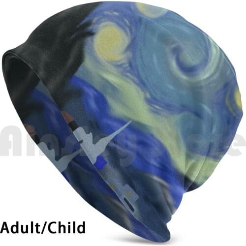 Starry Night Beanies Knit Hat Hip Hop Art Artists Vangogh Starrynight Poland