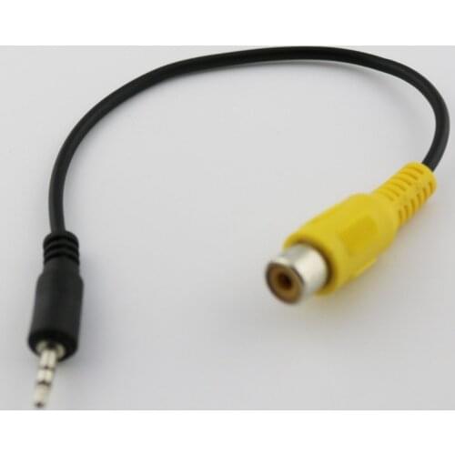 1pcs 2.5mm Stereo 3 Pole Male to 1x RCA Phono Female Video Adapter Audio Cable 20cm