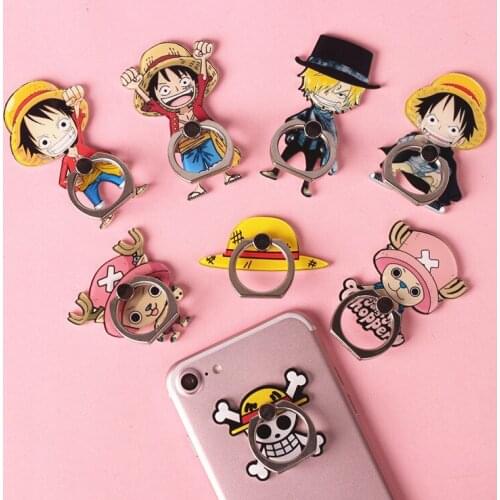2021 Cartoon Phone Holder Holder Anime Finger Ring Smartphone Holder for IPhone Huawei Xiaomi All Phones
