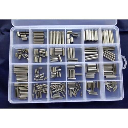 280pcs M1.5-M8 304 Stainless Steel Split Spring Dowel Pin Tension Roll Pins Set Free Shipping