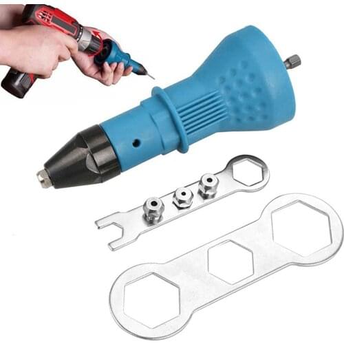 Adapter Guns Nut Tools Nail Gun Rivet Nut Conversion Adapter Electric Pull Multifuntion Drill Adapter Tool Electric Rivet Nut