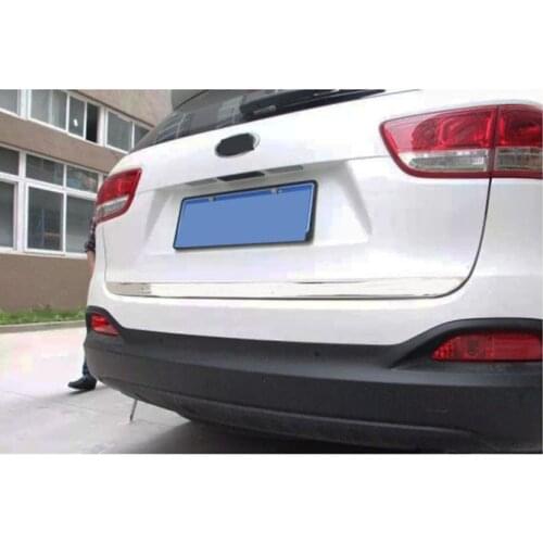 ACCESSORIES FIT FOR KIA SORENTO UM 2016- CHROME REAR TRUNK BOOT TAILGATE DOOR COVER TRIM MOLDING EDGE GARNISH STRIP