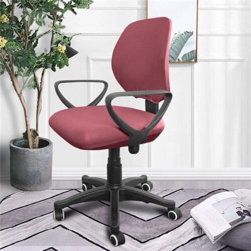 Thicken Elastic Office Computer Chair Cover Back Seat Cover Stretch Spandex Kids Study Rotating Lift Seat Case Cover