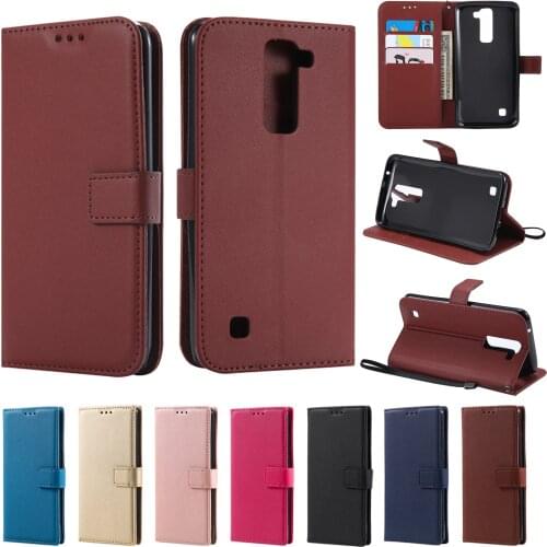 PU Leather Flip Wallet Case For LG C70 C40 K10 K8 K7 K5 K4 K3 V10 V20 V30 S775 G6 G5 G4 G3 X Power Stand Funda Protect Cover