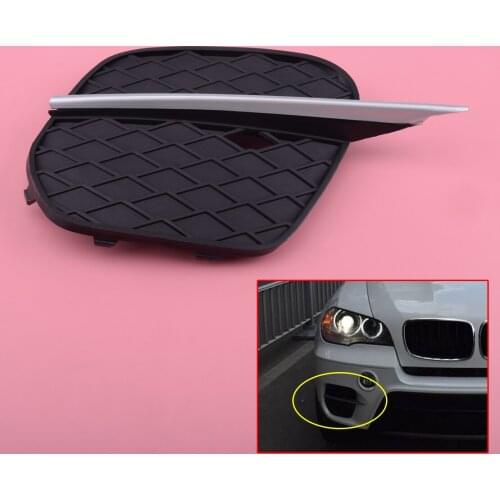 CITALL 51 11 7 222 860 51117222848 Front Right Bumper Lower Grille & Silver Molding Strip fit for BMW X5 E70 2011 2012 2013