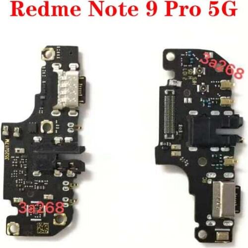 For Xiaomi Redmi Note 9 5G Note 9 Pro 5G Original USB Charger Charging Port Ribbon Flex Cable USB Dock Connector Board