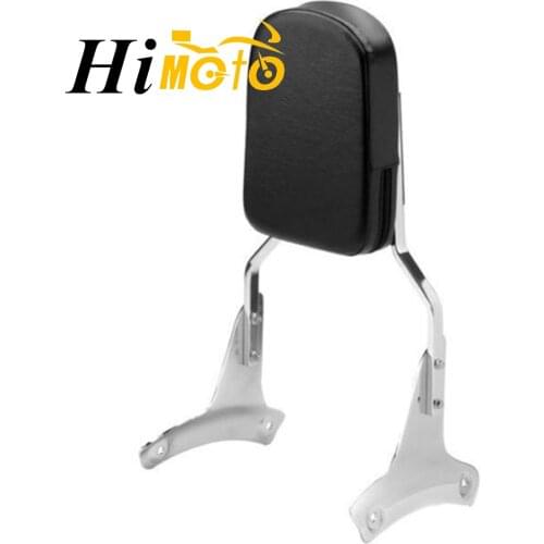 Chrome Motorcycle Passenger Backrest Sissy Bar Kit For Honda Shadow ACE 400/750 VT400 VT750 1997 1998 1999 2000 2001 2002 2003