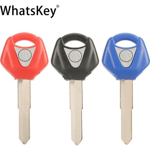 WhatsKey High Quality Uncut Blank Blade Motorcycle Key For YAMAHA YZF XJR1300 FJR1300 MT09 MT07 XJ6 TMax Rx100 FZ6 FZ8 R3 R1 R6