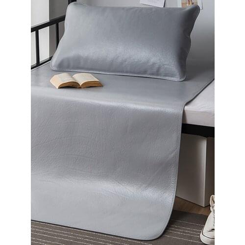 Cowhide Bed Pad Bed-mat For Summer Cooling Bedroom Bedding Set Single Bed for Dormitory Matress Protection Cover