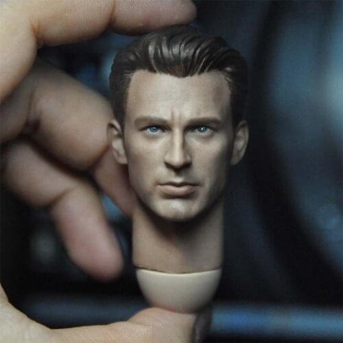 1/6 Scale Captain 7.0 Head Models Sculpt for 12''Figure Body DIY Accessories