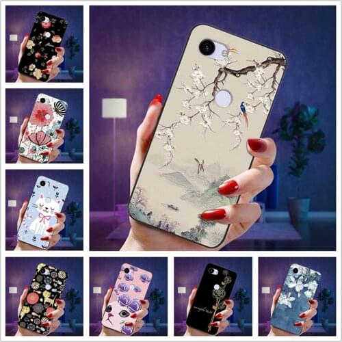 For Google Pixel 3a XL Case Relief Soft Silicone Phone Cases For Google Pixel 3 XL Shockproof Cover Pixel3a 3 a Pixel3 3XL Funda