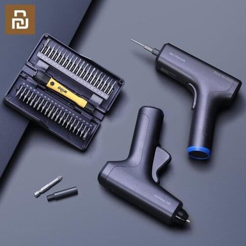 Zai Hause 40 in 1 Electric Screwdriver Set Rechargeable Cordless Power Screw Driver Hot Melt Glue Gun Kit Household Repair Tool