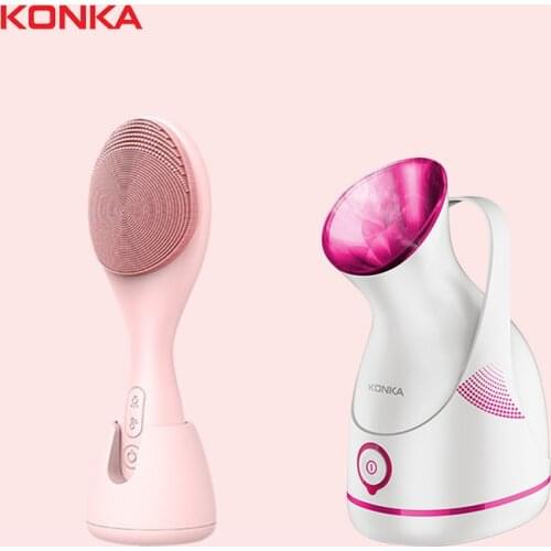 KONKA 100ml Large-capacity water tank face steamer Electric face brush Skin spa Beauty simple operation White face humidifier