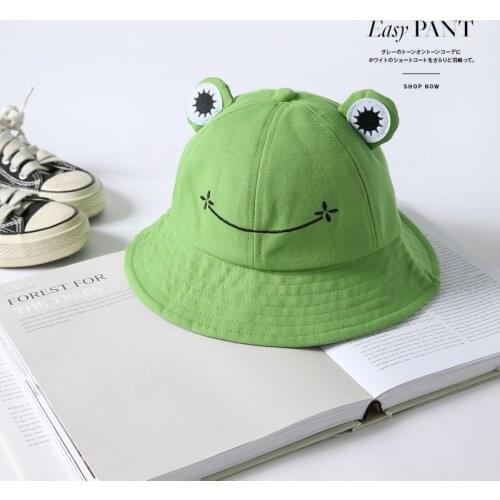 New Cute Animal Bucket Hat Panama For Women Men Flat Hat Cap Top Sun Hat Summer Hip Hop Cap Bob Fisherman Chapeau Femme