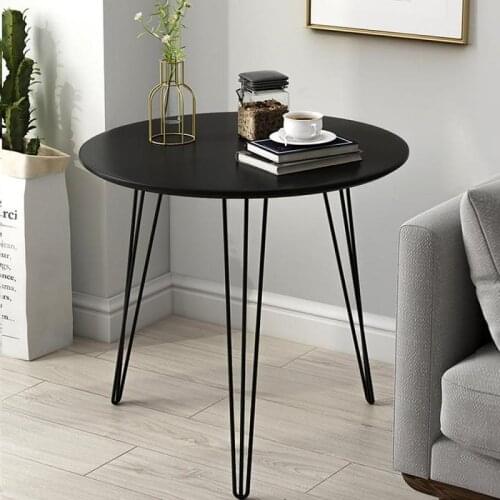 4pcs 71cm Steel Table Legs For Metal Furniture Foot Chair Sofa Bed Hairpin Desk Leg Cabinet Feet To The Dresser Black HWC