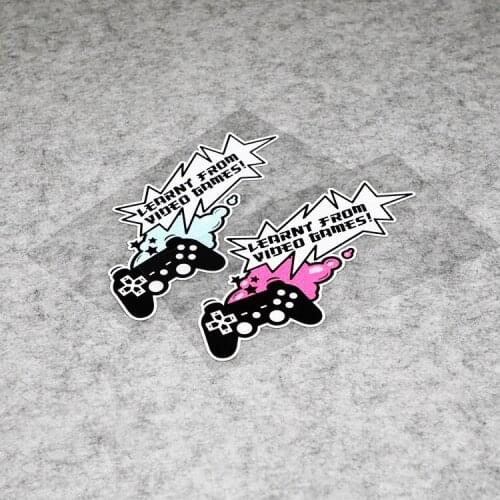 Car Styling Vinyl and Sticker Gamepad Handle Game Motorcycle Modified Helmet Decals Stickers