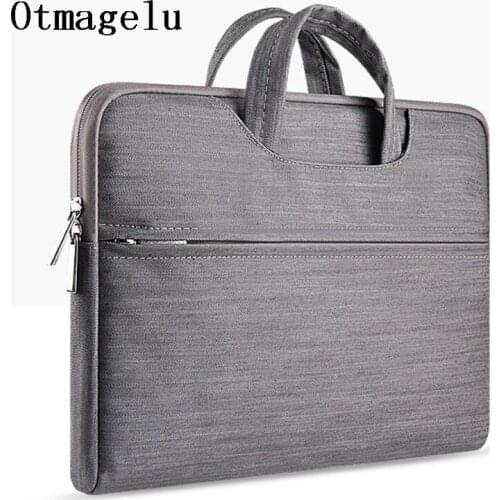 Laptop Bag 11.6 12 13.3 Inch For Macbook Air Handbag Computer Sleeve Case For Macbook Pro HP Acer Leisure Bag Notebook Bags Men