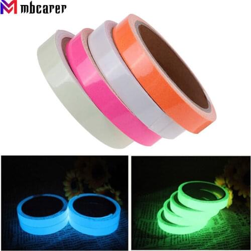 Car Luminous Stickers Reflective Tape DIY Motor Bike Truck Night Light Shining Warning Adhesive Glow Paper Auto Accessories