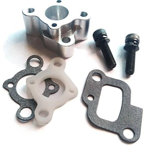 CNC Intake Manifold Set for 23-30.5Cc Gas Engine Zenoah Cy Hpi Baja 5B 5T 5Sc Losi 5Ive-T Rovan King Motor