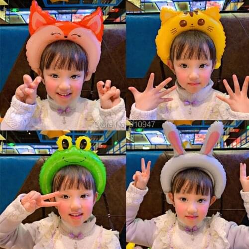 YATUYT Headwear Hairband Balloon Baby Kids Birthday Party Wedding Decoration Toys Hair Accessories Balon Baby Shower Gifts Globo