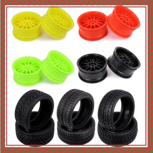 12 Spoke Wheel Rim /RC Tire Tyre For Rc Car No Spoke 1/10 On Road Racing Car Crawler Drift Car HSP Himoto HPI Traxxas Redcat