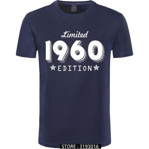 1960 Limited Edition Gold Design Mens Black T-SHIRT Cool Casual pride t shirt men Unisex New Fashion tshirt Loose Size