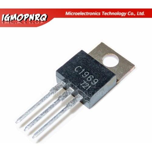 5pcs 2SC1969 C1969 TO-220 RF POWER HF/VHF TRANSISTOR EPITAX