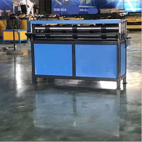 7 line grooving Machine, automatic forming Machine for pipe Ventilation square plate with stability