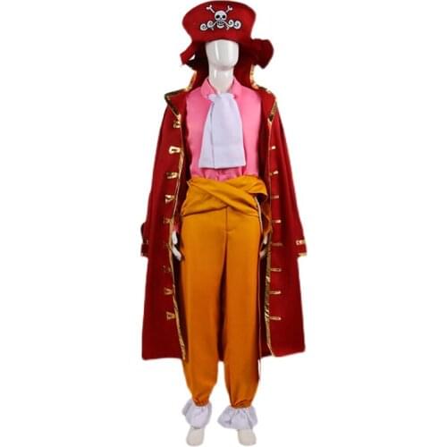 One Piece Roger Cosplay Costume Halloween Carnival Suit
