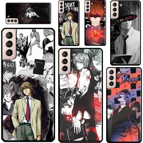 Light yagami DEATH NOTE Phone Case For Samsung Galaxy S20 FE S21 Ultra Note 20 Note 9 10 S8 S9 S10 Plus Back Cover
