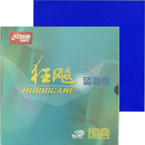 DHS Hurricane 3 NEO NATIONAL (Orange Sponge) Table Tennis Rubber Pips-In Ping PongWith Sponge Tenis De Mesa