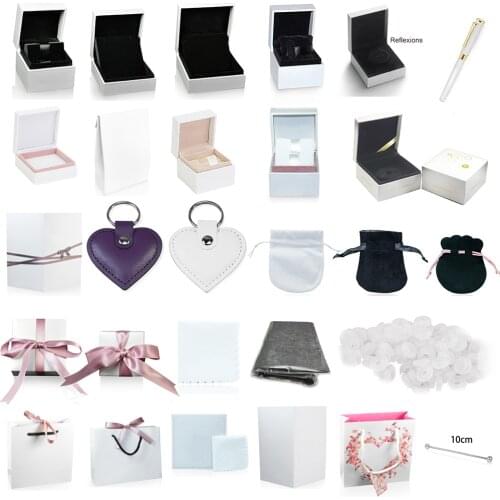 Dorapang High-quality Boxes Charm Ring Earrings Bracelet Necklace Jewelry Protection Box Gift Bag Card Standing Keychain Pen