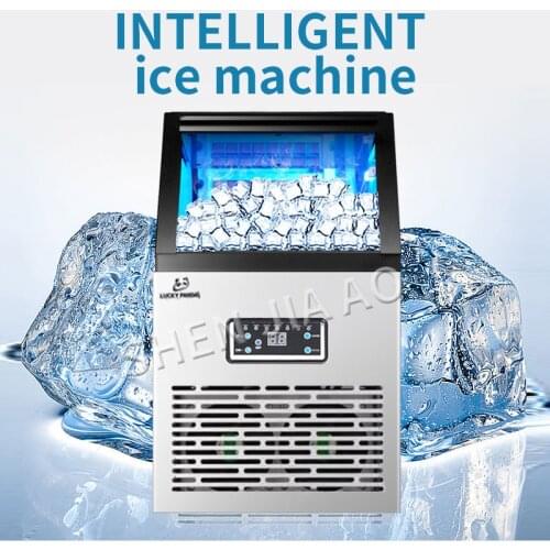 Ice Makers SK-60FF ice machine commercial tea shop small household intelligent automatic ice cube making machine 60kg/days