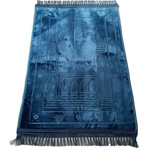 Hot Sale New Design Islamic Muslim Prayer Mats Prayer Rug Prayer Rug Janamaz Islamic Salah Namaz Musallah