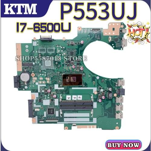 PE553U for ASUS P553UJ P553UQ P553UA P553U P553UR PRO553U laptop motherboard mainboard test OK I7-6500U cpu 100% test
