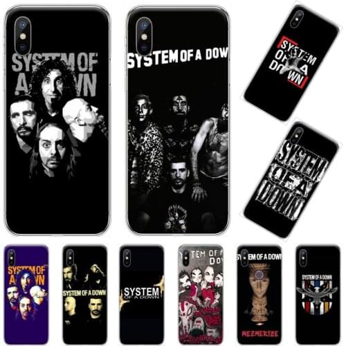 System Of A Down American Metal Band Phone Case for iPhone 11 12 pro XS MAX 8 7 6 6S Plus X 5S SE 2020 XR