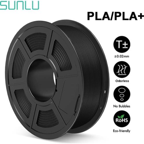 SUNLU PLA PLUS Filament 1.75mm 1kg 3D Printing Materials Multi-Colors For Choose Plastic PLA 3d Filament Fast Shipping